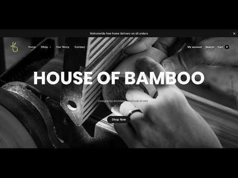 E Commerce House of Bamboo by Cerostech - E-commerce