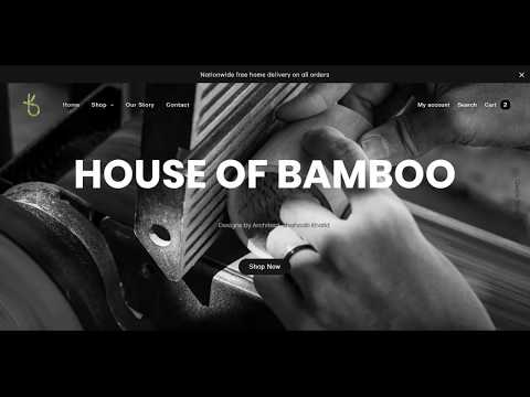 E Commerce House of Bamboo by Cerostech - E-commerce