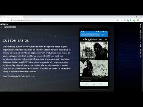 Company website (SPA and PWA with routing) - Web Applicatie