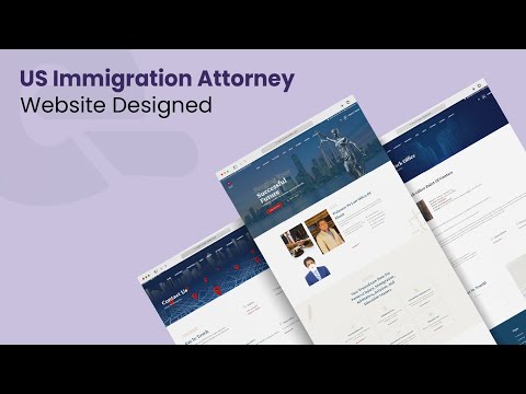 Site developed for an Immigration Attorney - Website Creation