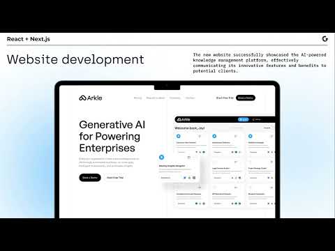 Arkle AI | Web Development | React.js / Next.js - Application web