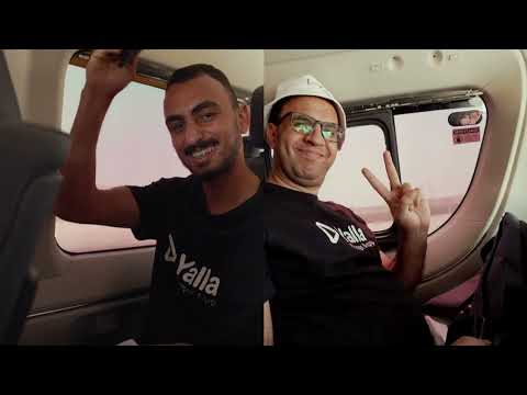Skydiving With Yalla SupperApp - Publicidad
