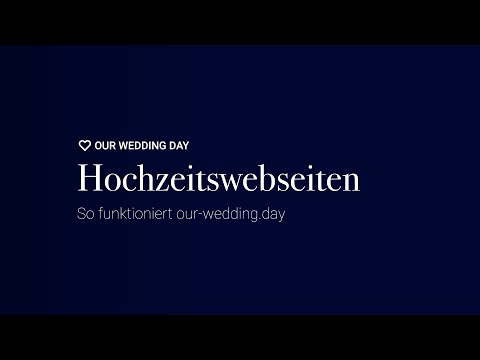 Erklärungsvideo – Our Wedding Day - Animation