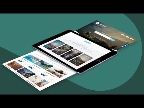Nada Travels UI/UX Design - Webseitengestaltung