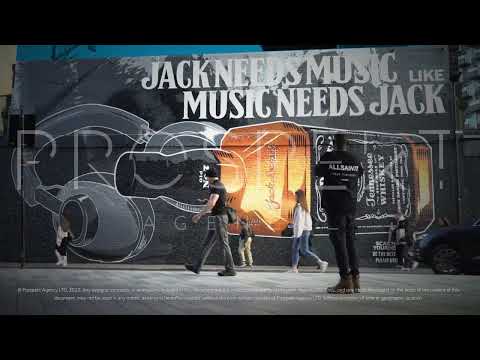 Jack Daniels Street Murals - Graphic Design