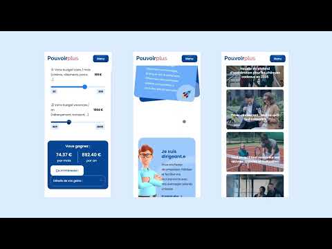 Création site Internet Pouvoir Plus - Référencement naturel