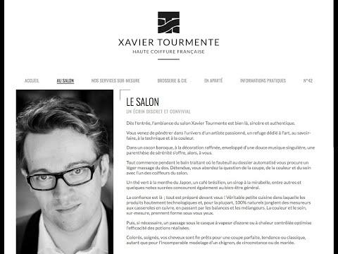 Identité musicale Xavier Tourmente coiffure - Werbung