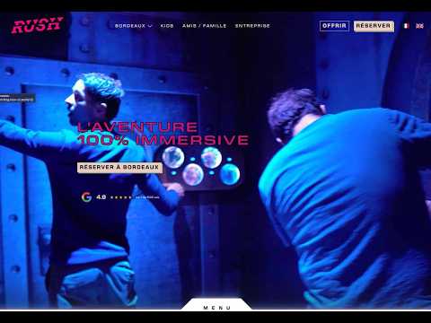 Site Internet + Film | Franchise Rush Action Game® - Production Vidéo