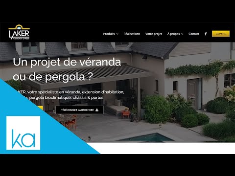 LAKER site business - Création de site internet