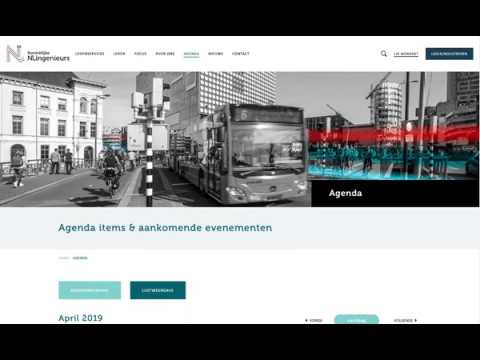 Website Koninklijke NLingenieurs - Aplicación Web