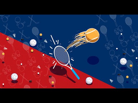 Ball's Journey Through  the World of Sports - Motion Design