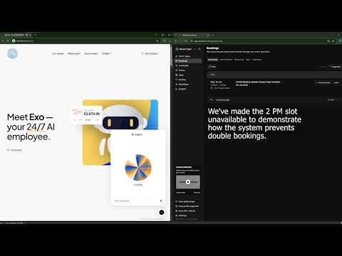 Intelligent AI Booking Agent active 24/7 - Artificial Intelligence