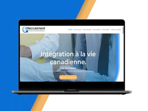 Création de site web sur-mesure pour eRecrutement - Creazione di siti web
