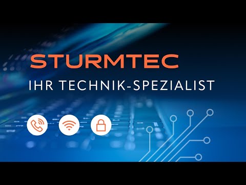 Onepager und Fahrzeugbeschriftung für SturmTec - Marketing