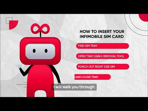 Graphical Video of how to insert a SIM card - Social Media