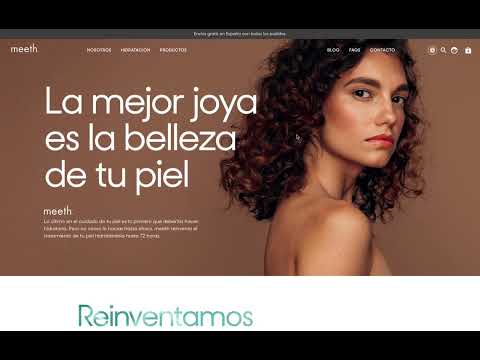 meeth | Japanese Skincare Brand Launch - Creación de Sitios Web