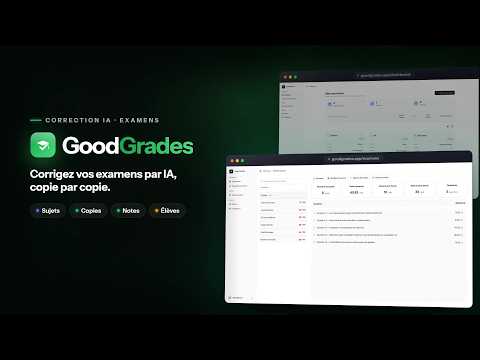 GoodGrade - Intelligence Artificielle