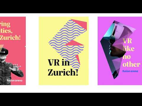 Virtual experience brand - Fusion Arena - Zurich - Website Creation