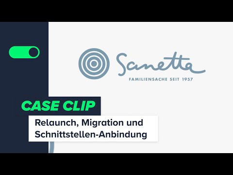 Shop-Relaunch und Migration für Sanetta - Webanwendung