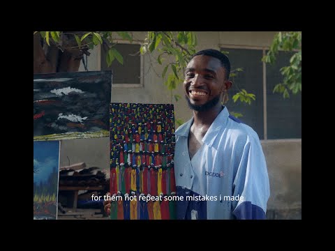 A painting session Mini Documentary with Eyiram. - Video Production