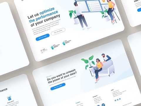 Web design B2B Worldwide Data analytics Company - Website Creatie