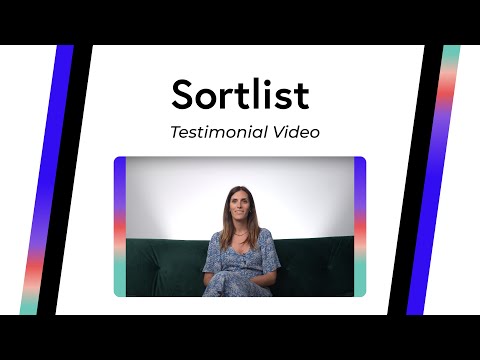 Sortlist - Testimonial Video - Producción vídeo