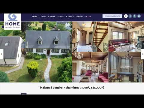 Site agence immobilière + système de gestion - Creación de Sitios Web