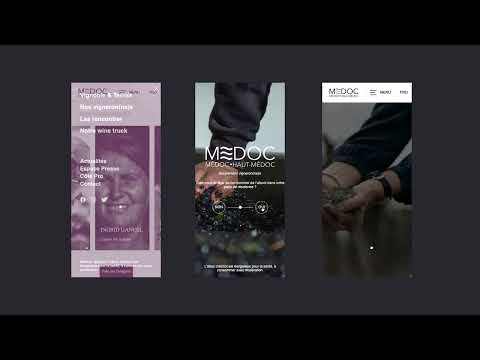 Site vitrine | AOC Médoc Haut-Médoc - Référencement naturel