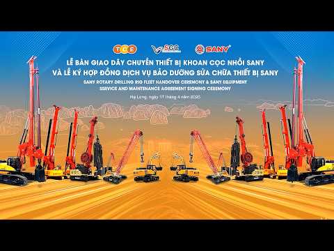 SANY Heavy Equipment Handover Ceremony 2026 - Marketing