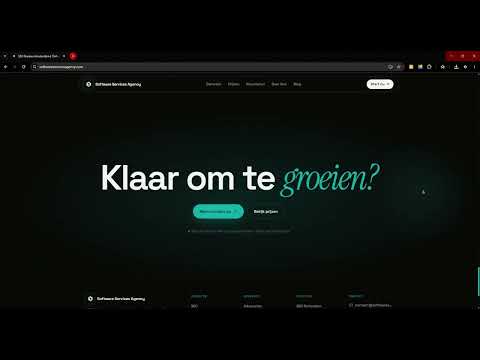 Software Services Agency's Website - Website Creatie