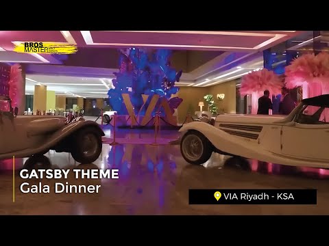 Great Gatsby Themed VIP Grand Event in Riyadh KSA - Eventos