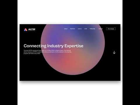 ACTIP's thoughtful platform new UX - Website Creatie