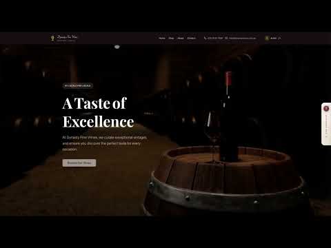Wine Shop E-commerce website and SEO - Référencement naturel