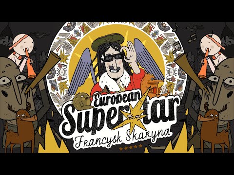 Francisk Skaryna – European Superstar - Grafikdesign