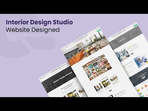 A Interior Design Studio Website Development - Website Creation
