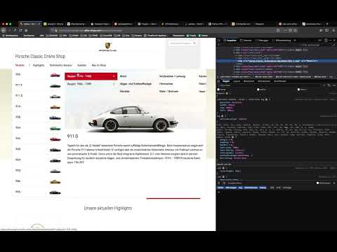 Porsche Classic Onlineshop - Software Entwicklung