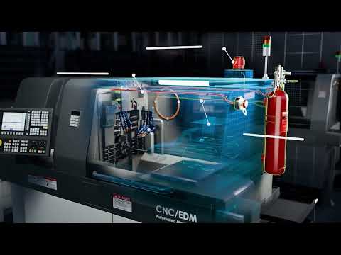 3d Industrial Product Animation - Fire Simulation - 3D
