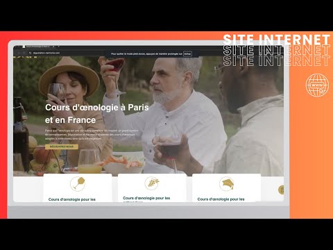 Un nouveau site web pour Dégustation et Harmonie - Création de site internet